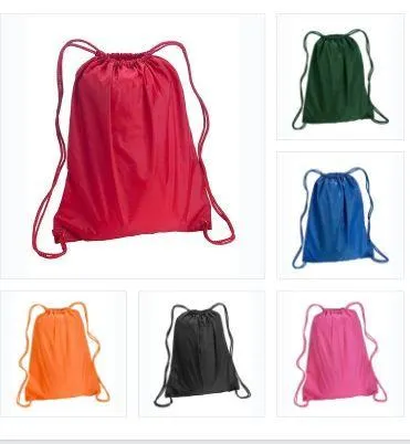 216 ct Drawstring Backpacks Sport Cinch Bags - LARGE - By Case