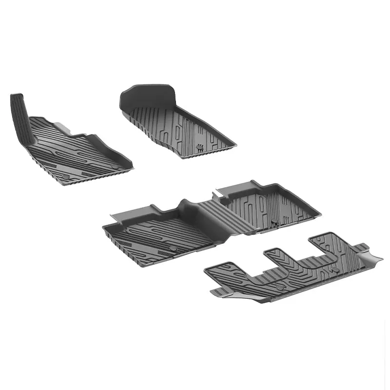 3W Ford Explorer 2020-2023 Custom Floor Mats TPE Material & All-Weather Protection