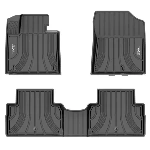 3W Hyundai Sonata 2020-2025 (Only for FWD Models) Custom Floor Mats TPE Material & All-Weather Protection