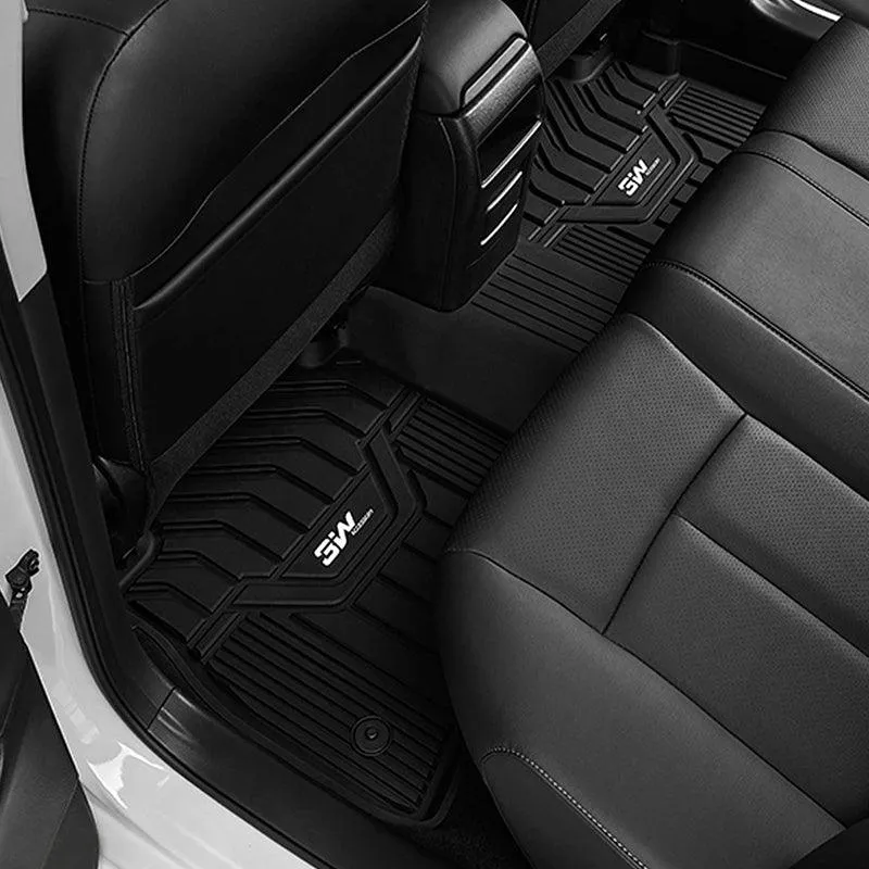 3W Nissan Armada 2017 2018 / Infiniti QX80 2014-2018 / Infiniti QX56 2011-2013 Custom Floor Mats TPE Material & All-Weather Protection