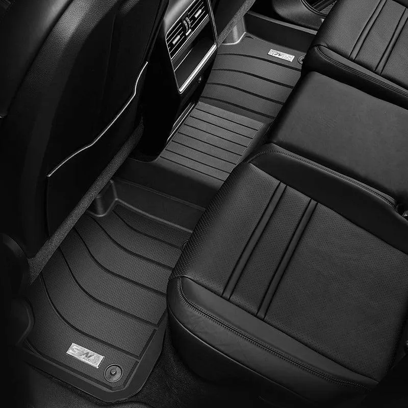 3W Porsche Cayenne 2019-2025 Custom Floor Mats TPE Material & All-Weather Protection