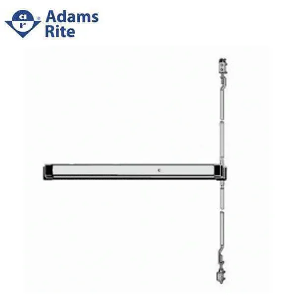 Adams Rite - 8611 - Narrow Stile  - Concealed Vertical Rod Exit Device - 36" - Electric Latch Retraction - Satin Aluminum