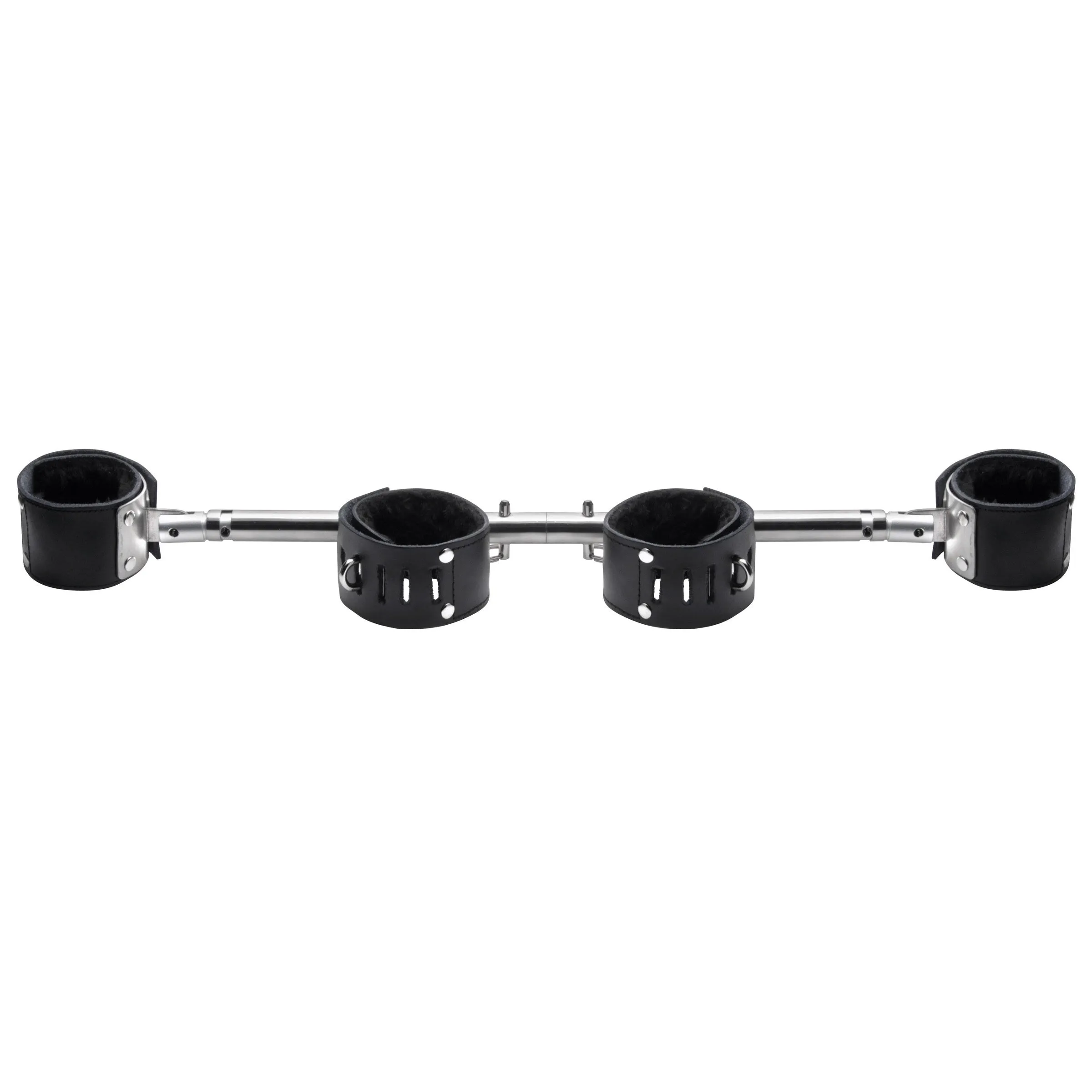 Adjustable Swiveling Spreader Bar With Leather Cuffs