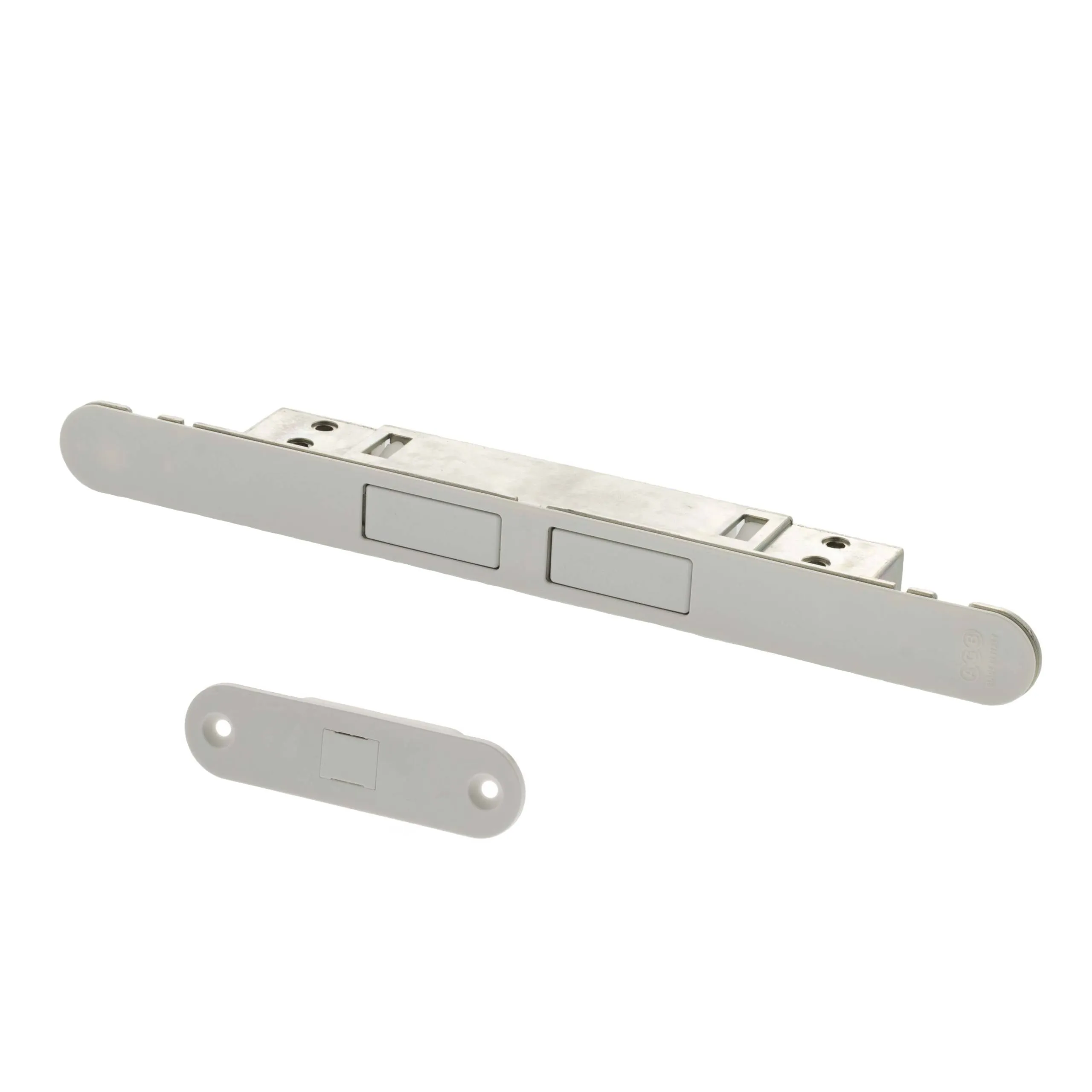 AGB Touch Adjustable Magnetic Door Catch - White