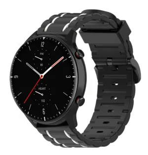 Amazfit GTR 2 Silicone Strap Tough (Black/White)