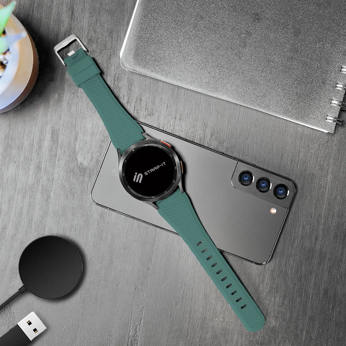 Amazfit GTR 3 (Pro) Silicone Strap (Pine Green)