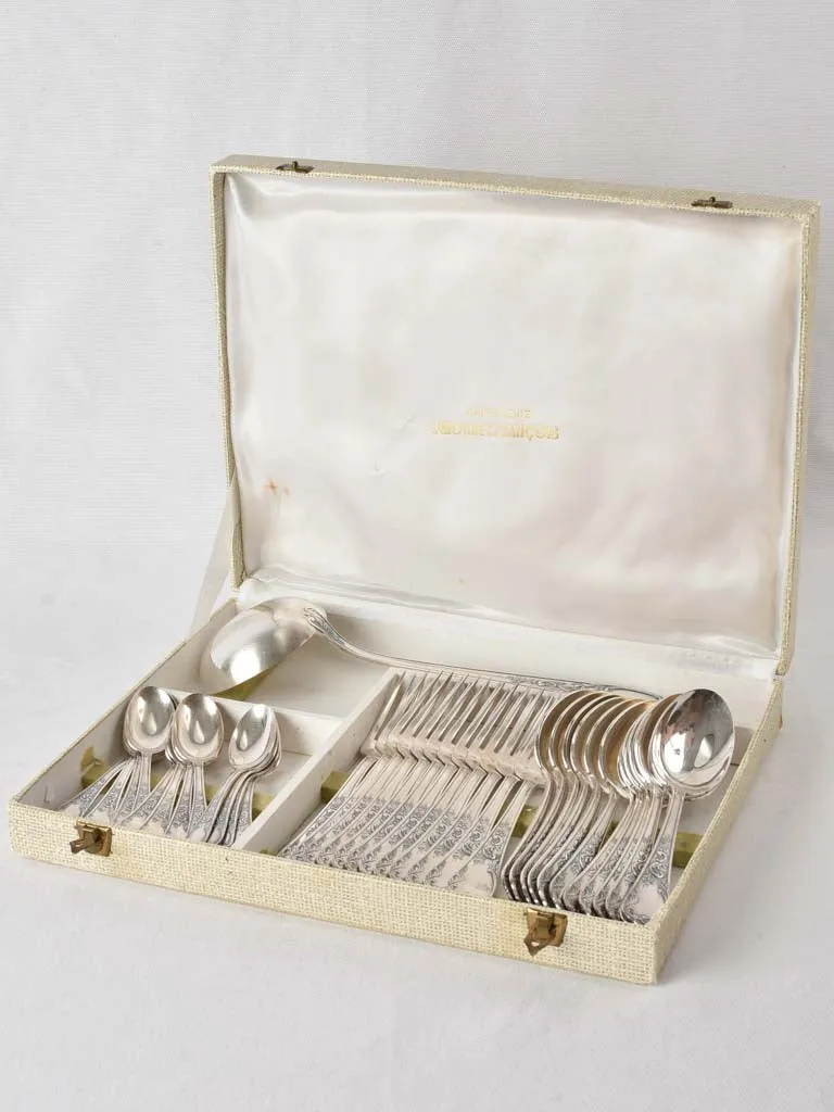 Antique French cutlery set - Orfèvrerie Frionnet. François - for 12