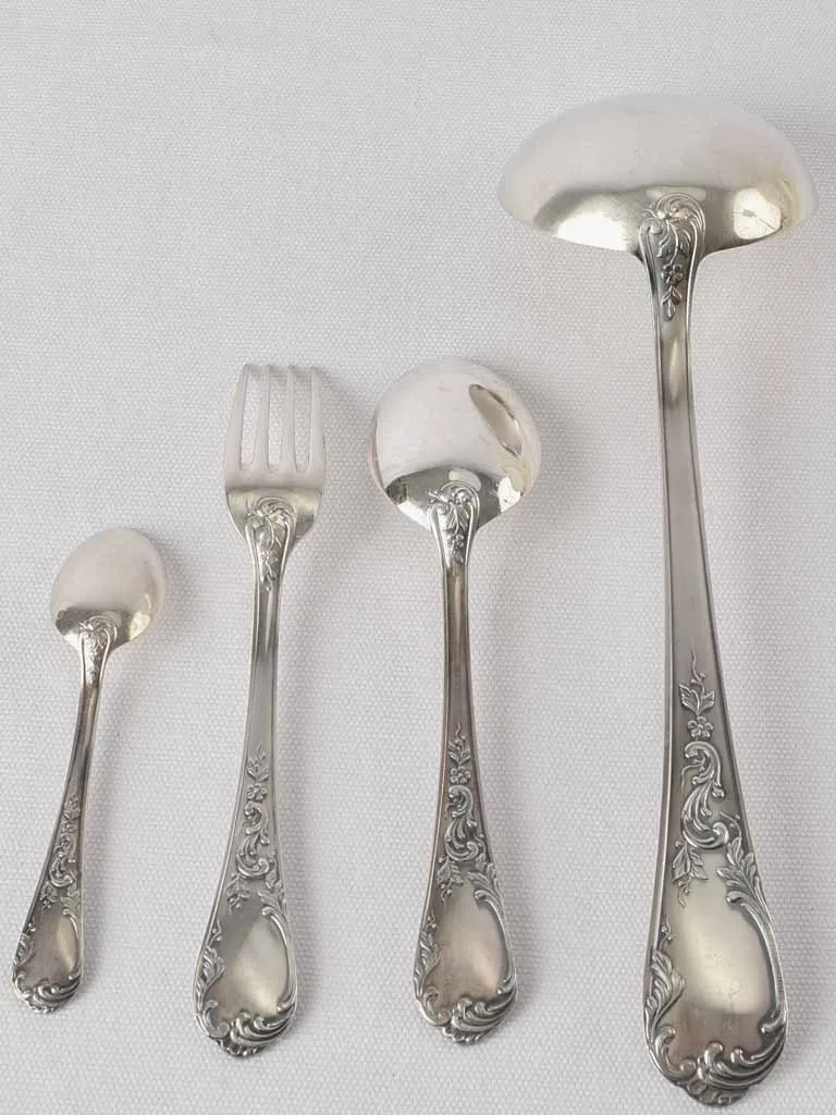 Antique French cutlery set - Orfèvrerie Frionnet. François - for 12