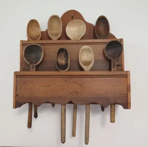 Antique Spoon Rack