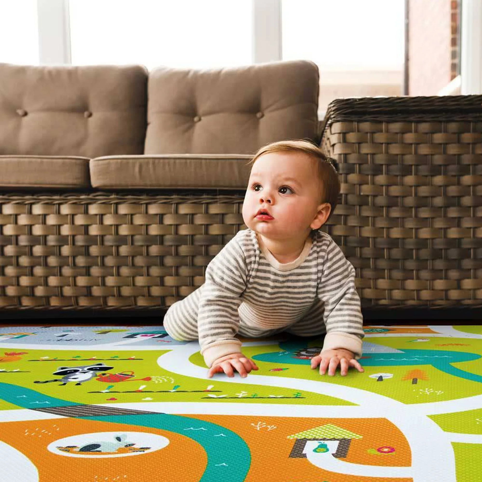 BBLÜV Mülti Reversible Playmat Forest Roads