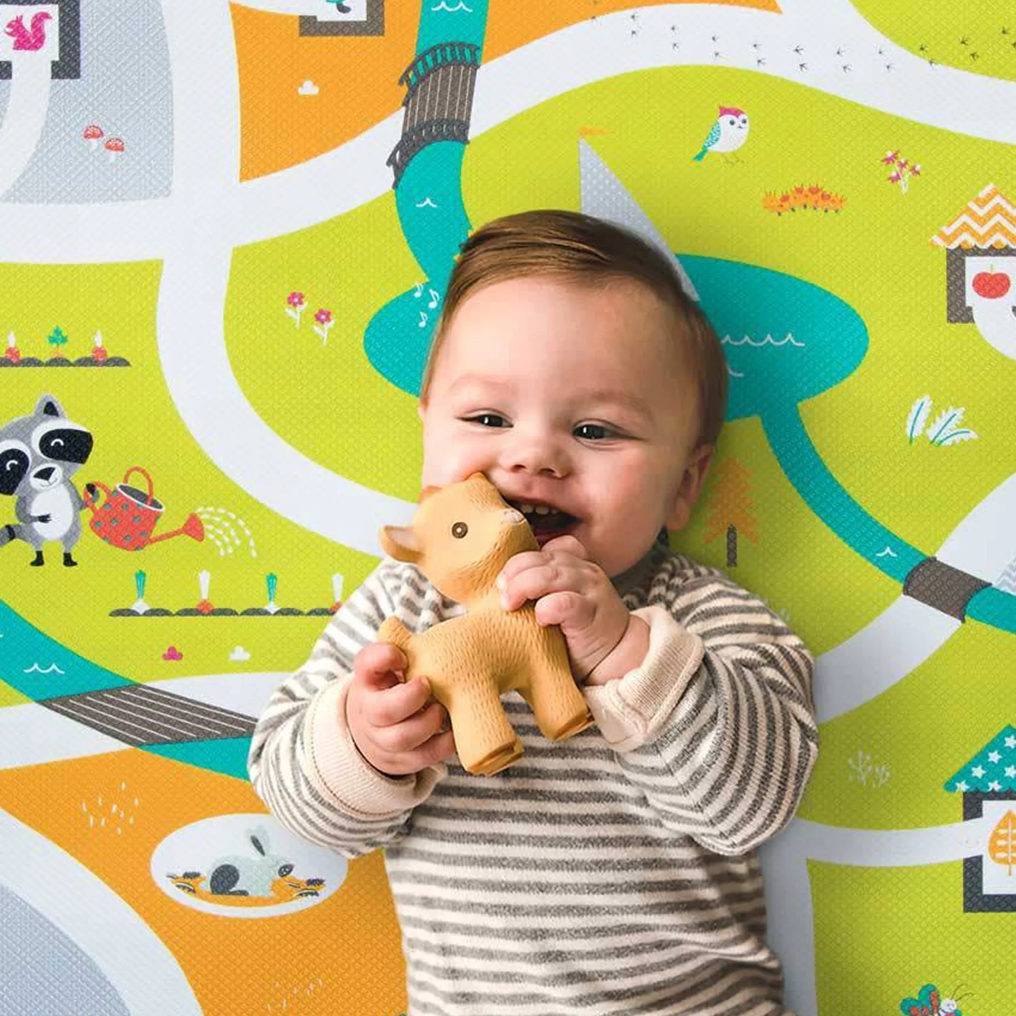 BBLÜV Mülti Reversible Playmat Forest Roads