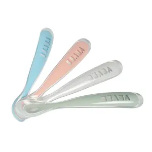 Beaba 1st Stage Silicone Spoons 4 Pack