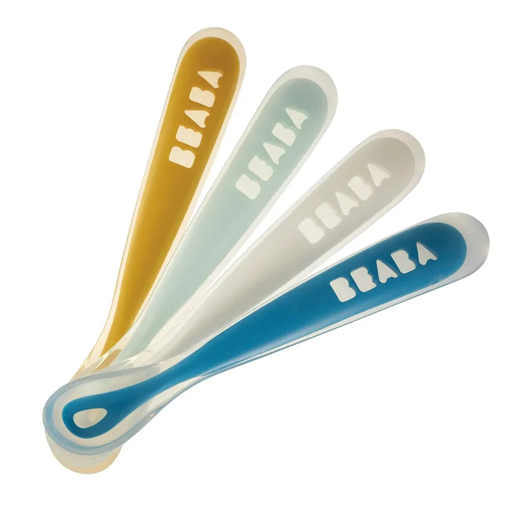 Beaba Silicone Baby Spoon Set