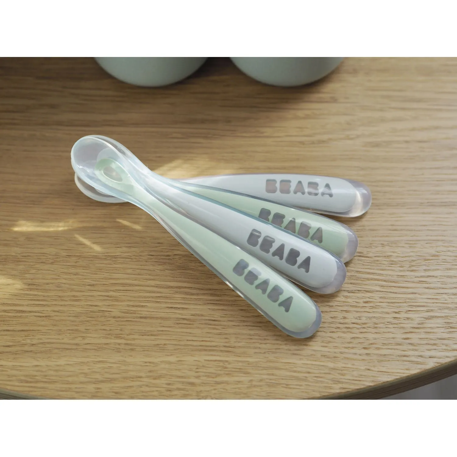 Beaba Silicone Baby Spoon Set