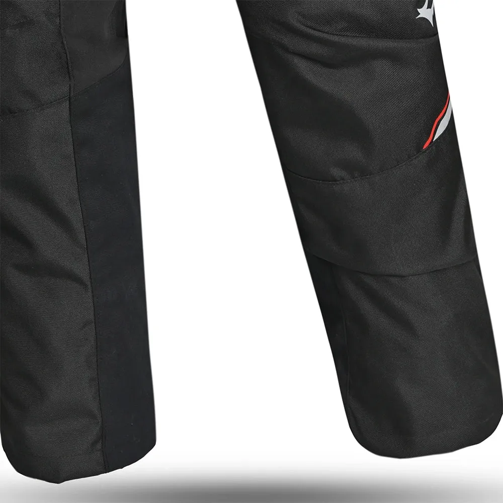 BELA Tour To Snow Motorcycle Textile Pant - Black Ice Red