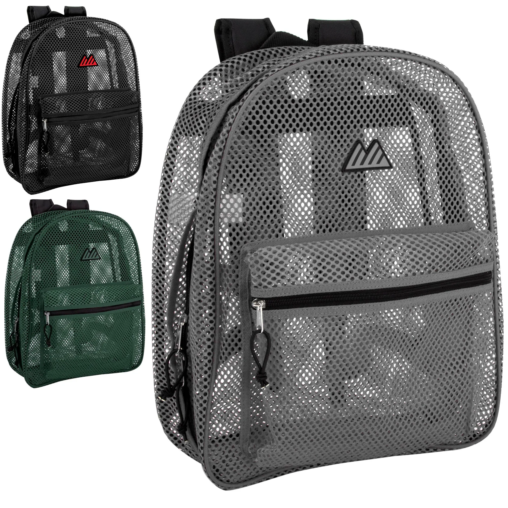 Bulk Premium 17 Inch Mesh Backpack