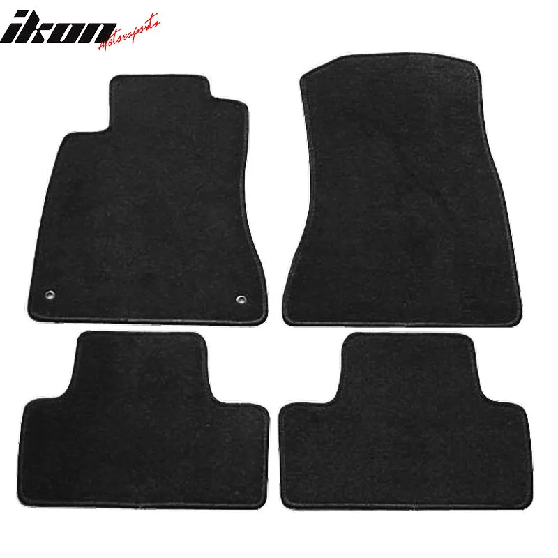 Car Floor Mat for 2006-2012 Lexus IS350 IS250 OEM Fitment Black Nylon