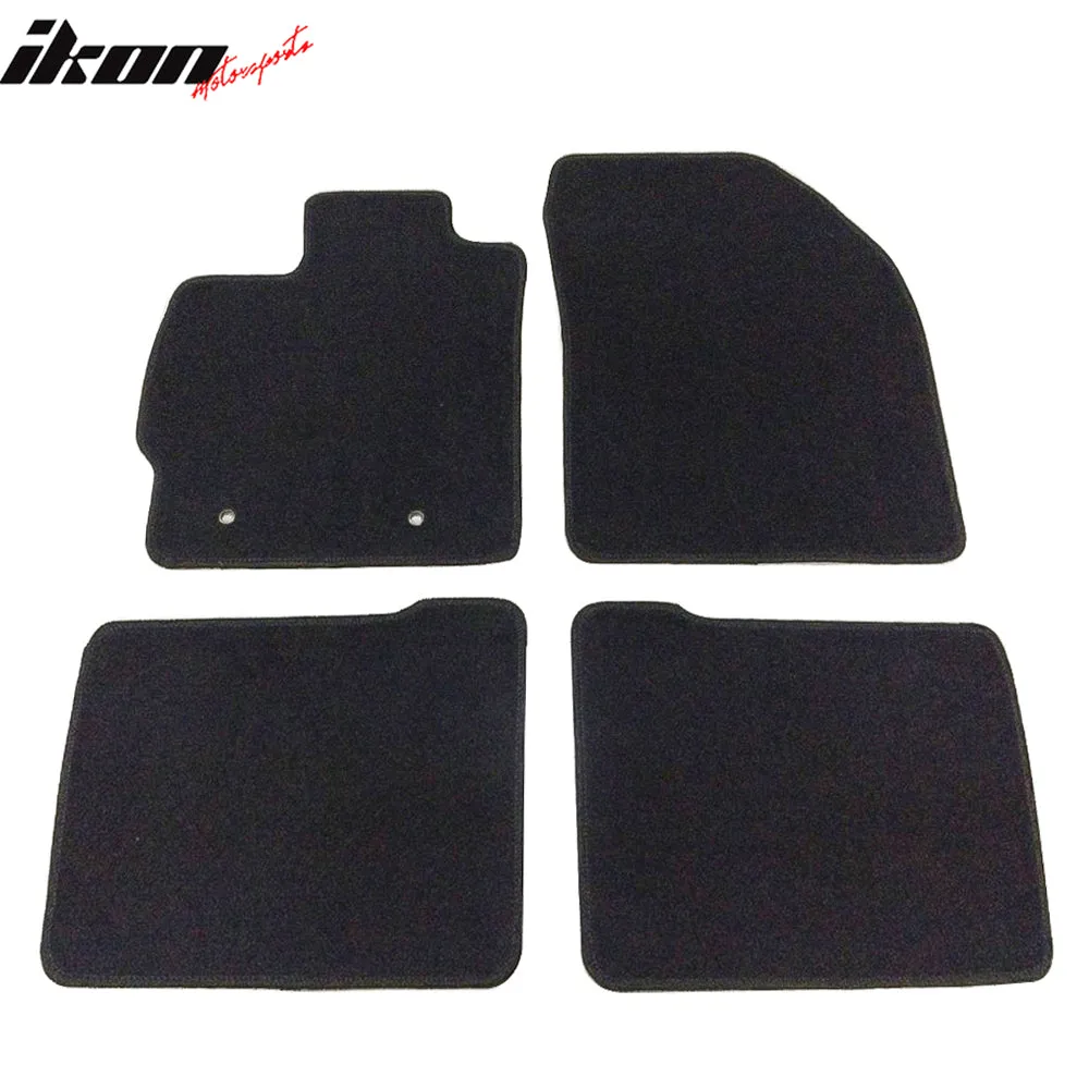 Car Floor Mat for 2010-2011 Toyota Prius Black Carpet 4PC Nylon