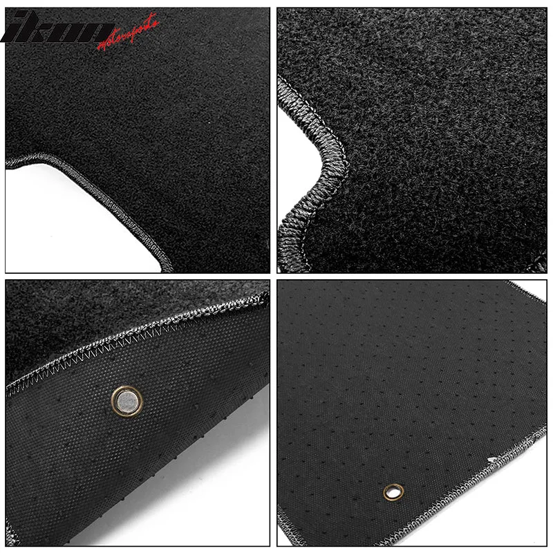 Car Floor Mat for 2010-2011 Toyota Prius Black Carpet 4PC Nylon