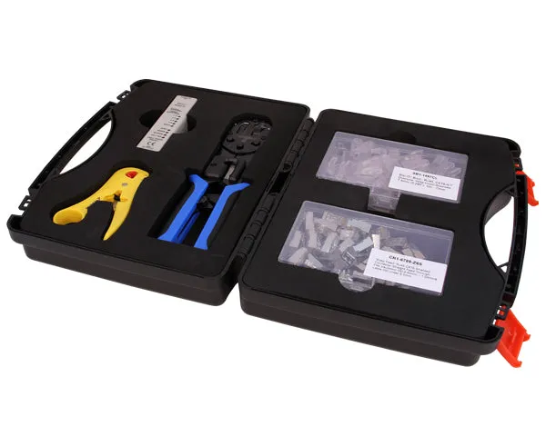 Cat6 Shielded Ethernet Data Network Termination Tool Kit