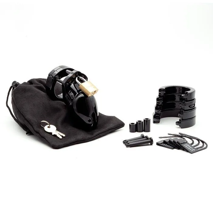 CB6000S Black Chastity Cage Kit