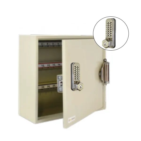 CodeLocks - Key Secure Hook Key Cabinet w/ CL255 - Self Closing - Mechanical Lock - Tubular Latch - Optional Cabinet Storage