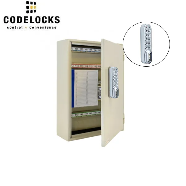 CodeLocks - Key Secure Hook Key Cabinet w/ KL1000 - Keyless Access - Private & Public Function - Master & User - Optional Storage