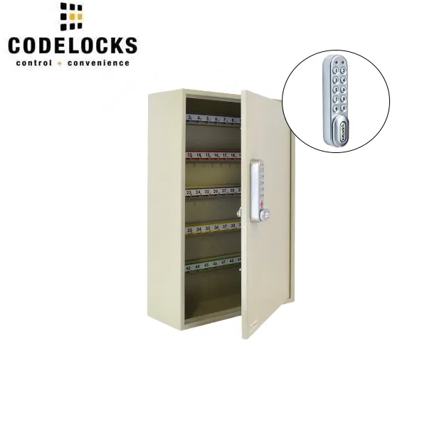 CodeLocks - Key Secure Hook Key Cabinet w/ KL1000 - Keyless Access - Private & Public Function - Master & User - Optional Storage