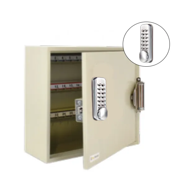 CodeLocks - Key Secure Hook Padlock Cabinet w/ CL160 - Self Closing - Mechanical Lock - Tubular Mortise Latch - Hold Back Feature - QuickCode - Optional Cabinet Storage