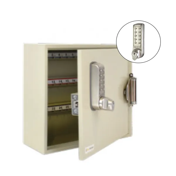 CodeLocks - Key Secure Hook Padlock Cabinet w/ CL2255 - Self Closing - Mechanical Lock - Tubular Mortise Latch - Hold Back Feature - QuickCode - Optional Cabinet Storage