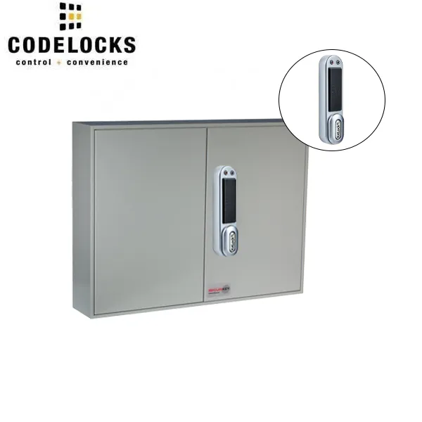 CodeLocks - Key Secure Hook Padlock Cabinet w/ KL1000 - RFID - Keyless Access - Private & Public Function - Master & User - Optional Storage