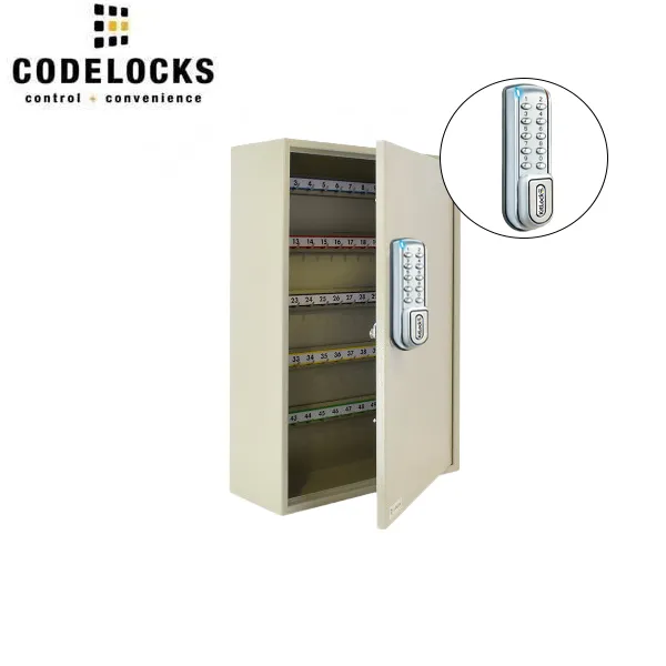 CodeLocks - Key Secure Hook Padlock Cabinet w/ KL1200 - IP54 - Heavy Duty - Keyless Access - Private & Public Function - Master & User - Optional Storage