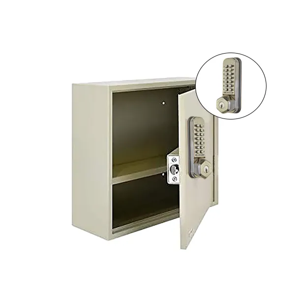 CodeLocks - Storage Cabinet with Removable Shelf w/ CL255 - Mechanical Lock - Mortise Latch - Key Override - Optional Size