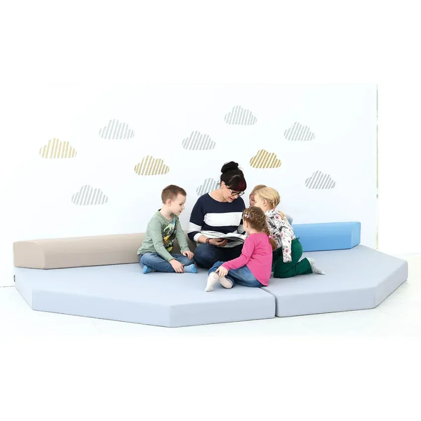 Corner mattresses with backrests