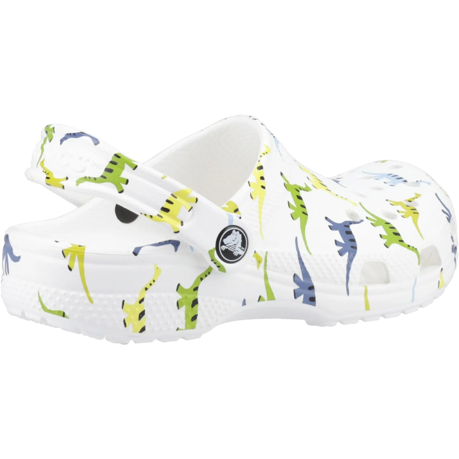 Crocs Classic Dinosaur Print Kids Clog