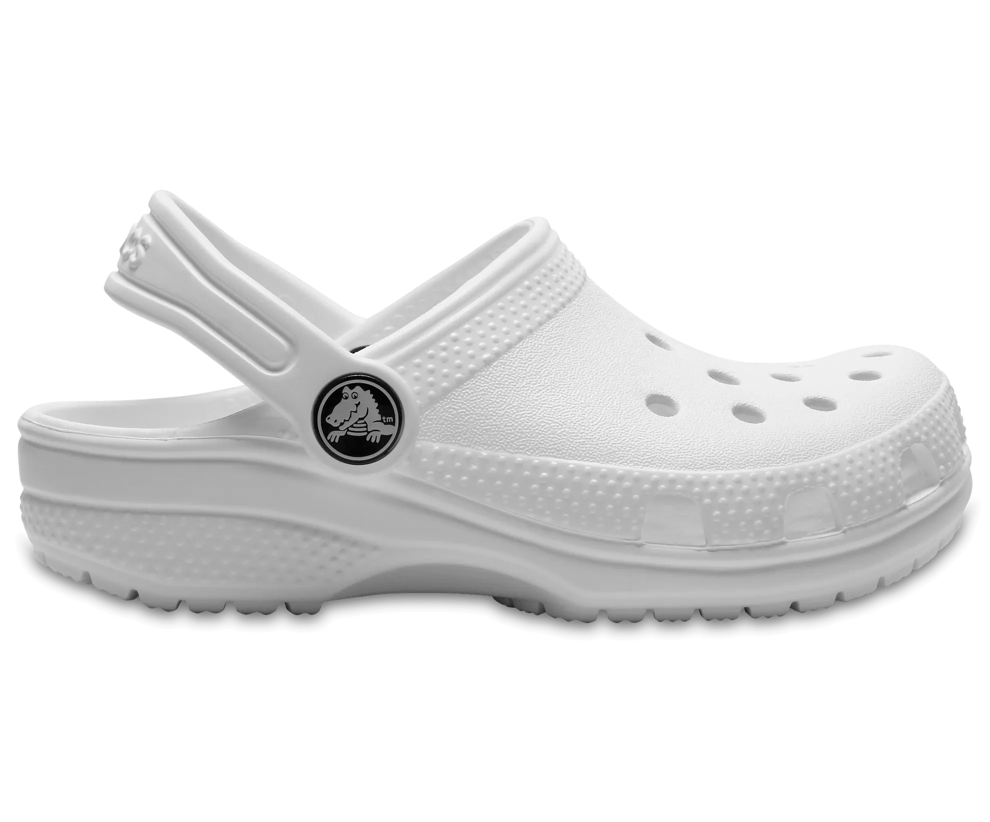 CROCS KID'S CLASSIC WHITE CLOG