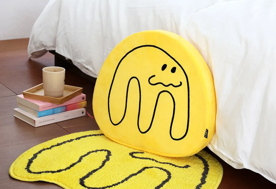 Cute Characters Shaped Sofa Cushions Pillow Soft Back Chair Foams Floor Sofa Yellow Orange Mint Gifts Home Decor Reading Support Sponge Zipper Seating Office Round Square