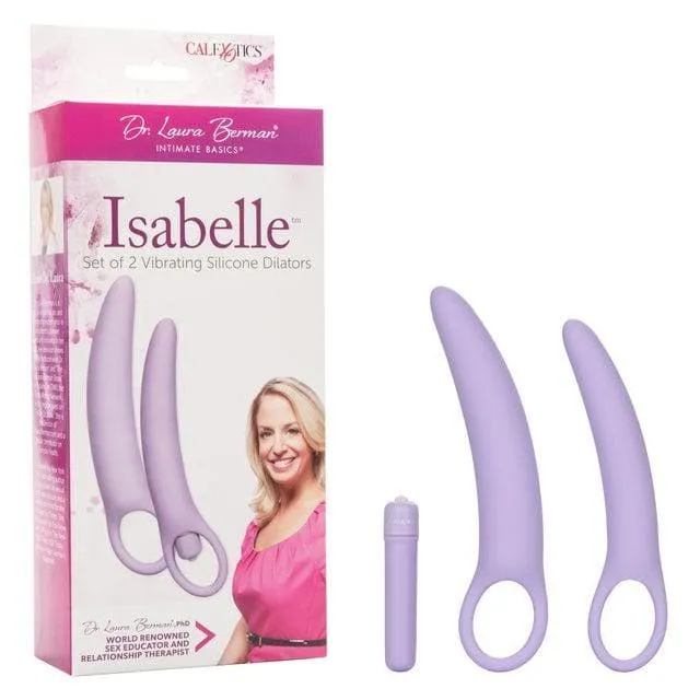 Dr. Laura Berman Isabelle Set of 2 Vibrating Silicone Kegel Exercise Dilators