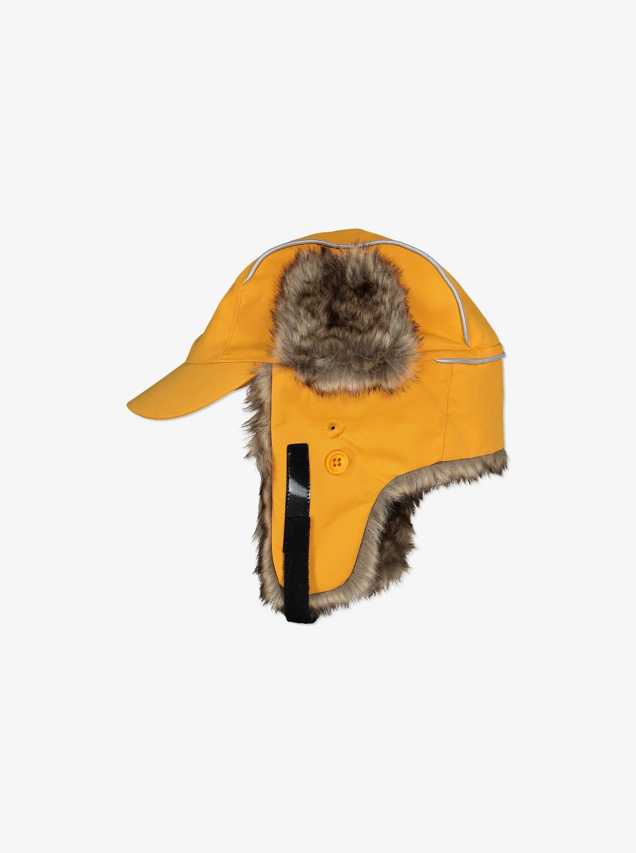 Fur Trim Kids Hat