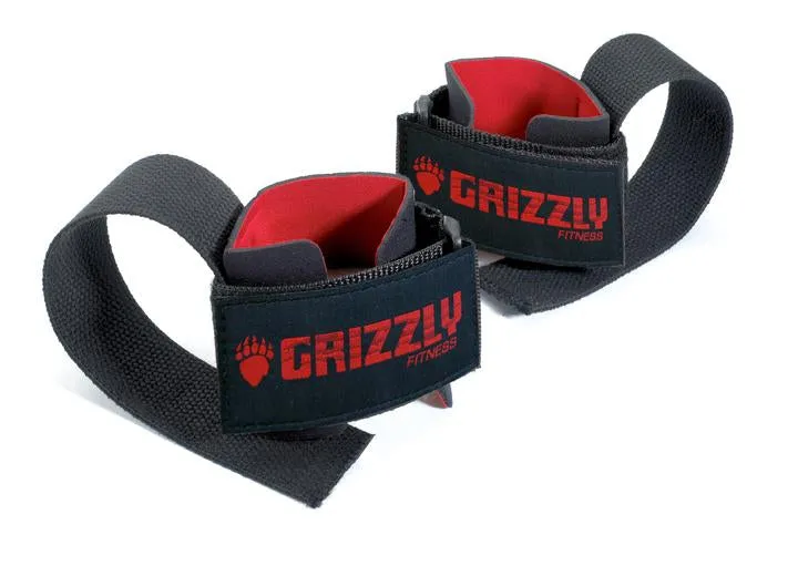 Grizzly Deluxe Wrist Lifting Straps w/ Wrist Wraps