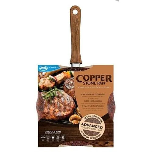 JML Copper Stone 28cm Griddle Pan