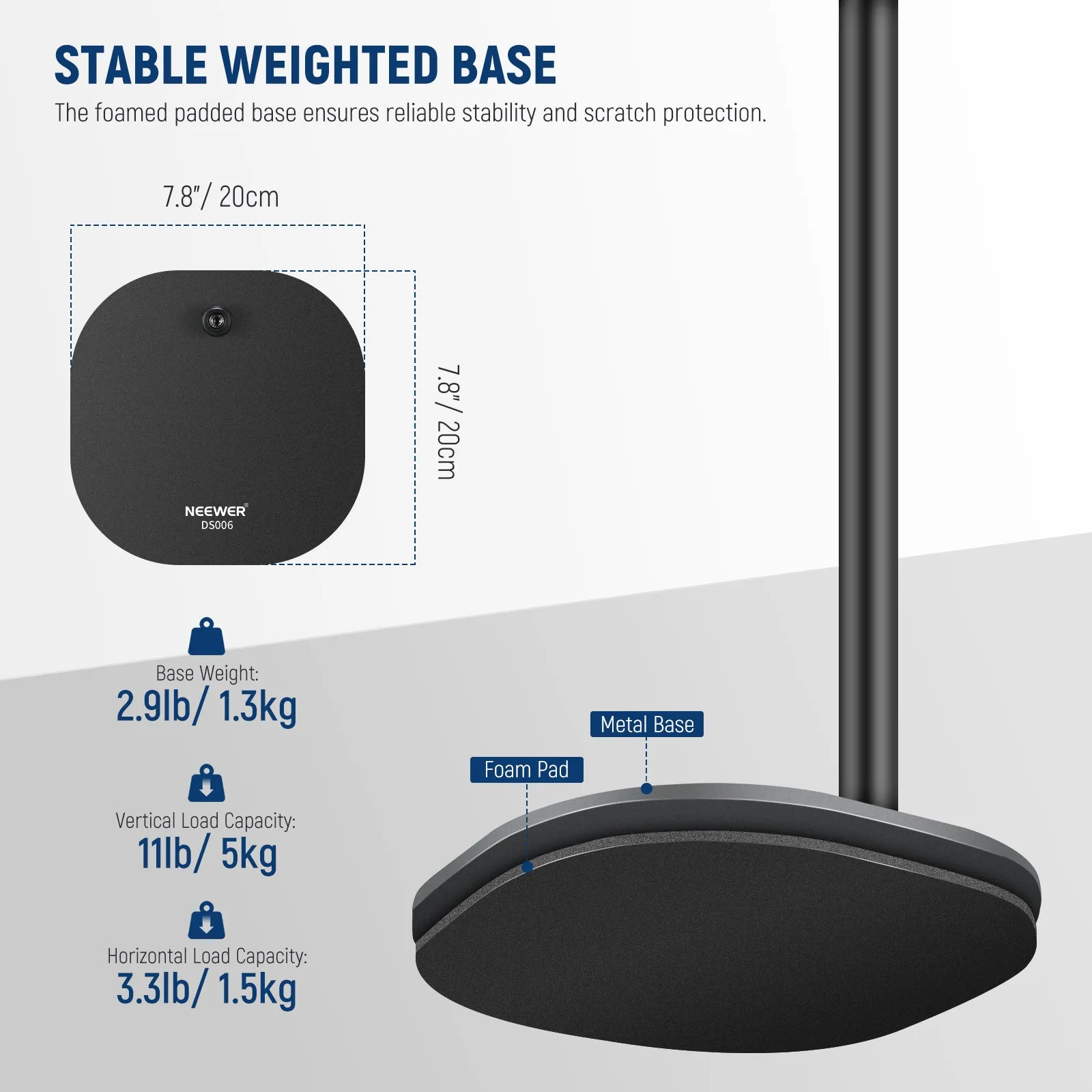 NEEWER DS006 Adjustable Desktop Mount Stand