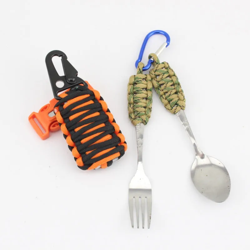 Paracord Survival Grenade (30pc) Kit with (4) Water Purification Tablets