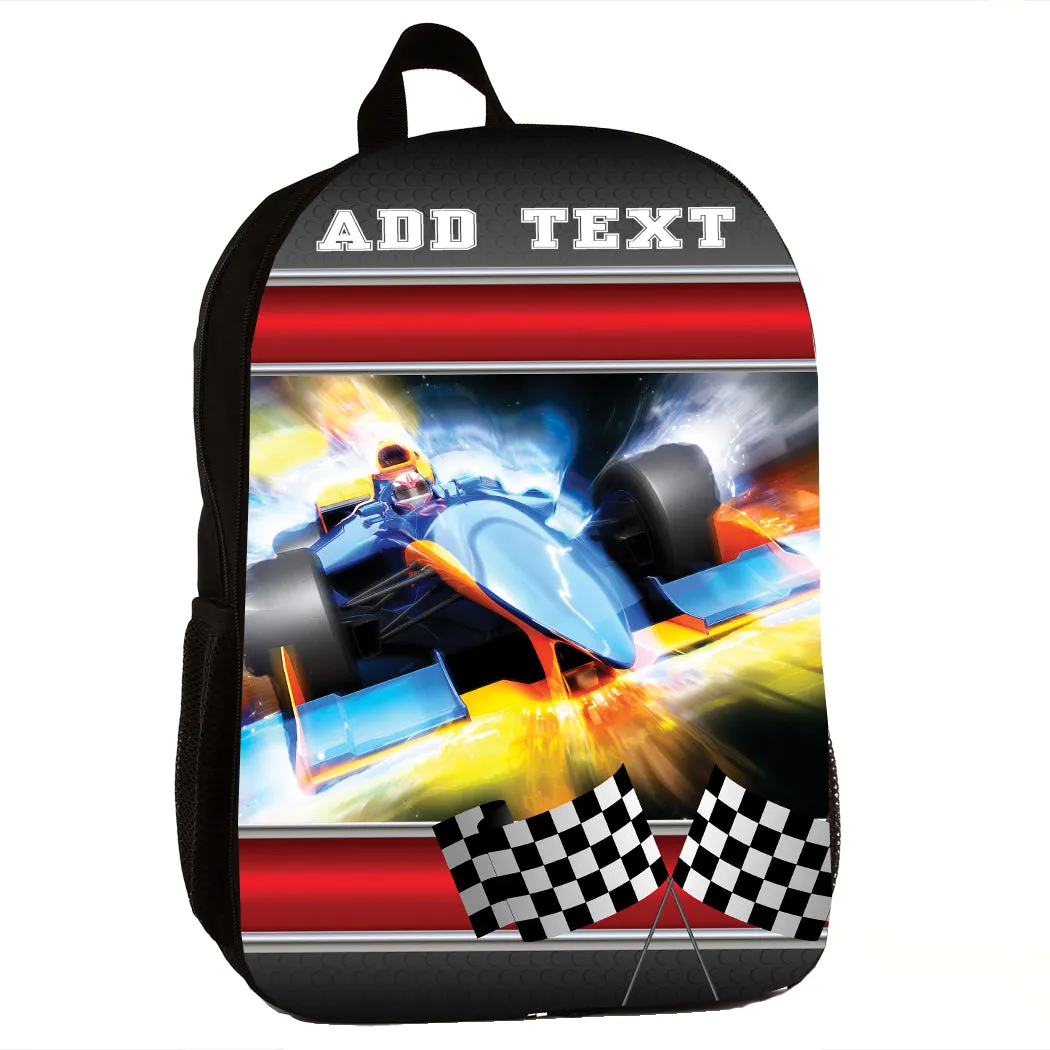 Personalized Full Color Backpacks / Lunch Bag / Duffel Bag - F1 Racing