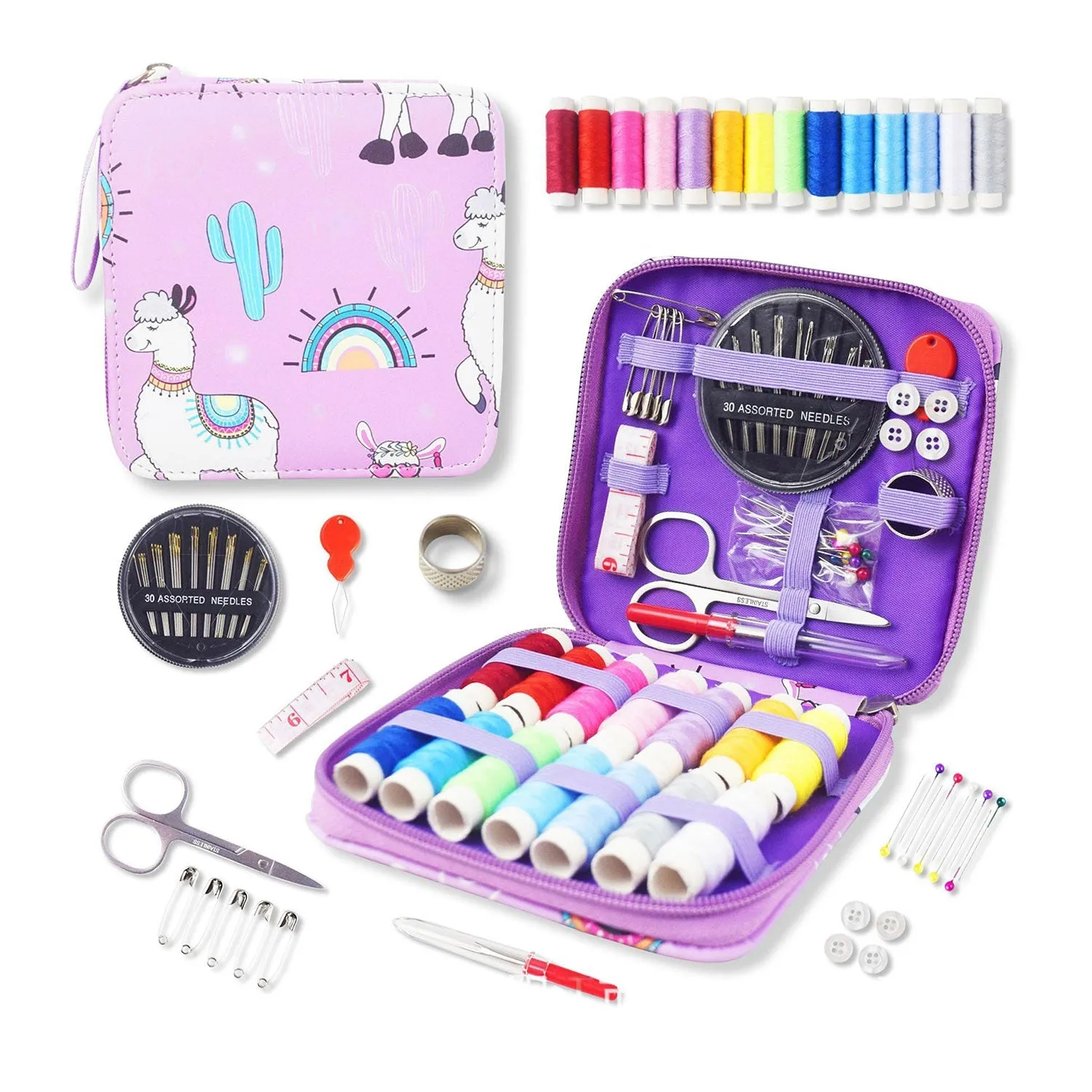 Poppy Crafts Sewing Kit #2 - Purple Llama