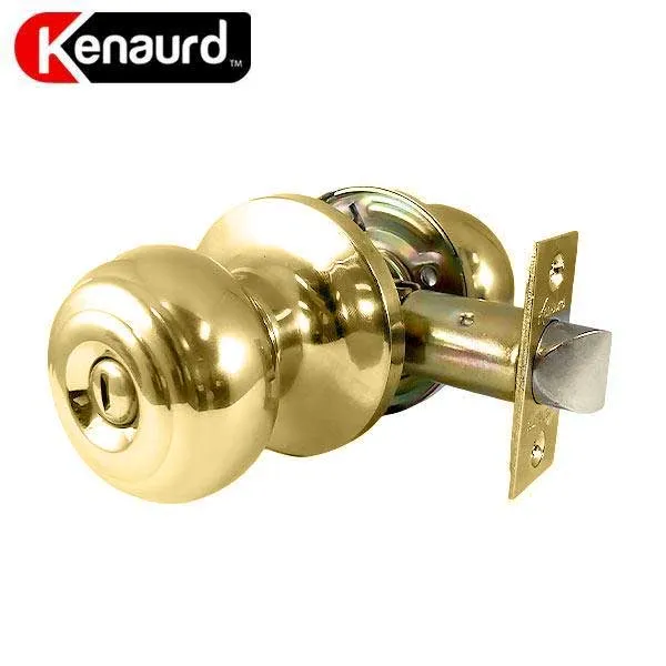 Premium Knob Set Lock - Privacy - PB - Polish Brass