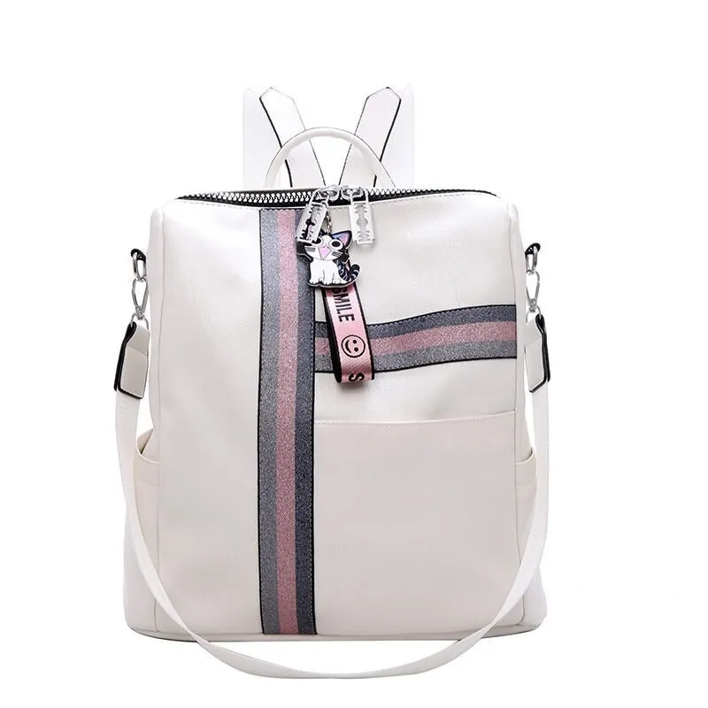 PU Leather Large Capacity Women's Backpacks