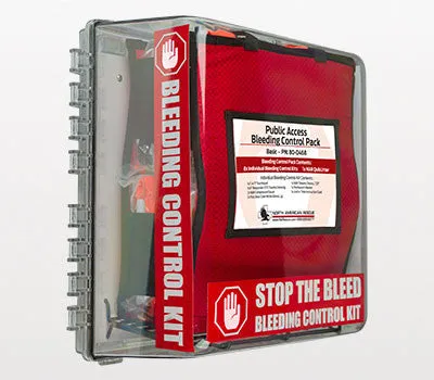 Public Access Bleeding Control Station, 8-Pack, Vacuum Sealed