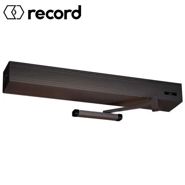 Record - HA8-LP - Low Profile Swing Door Operator - PULL Arm - Left Hand - Antique Bronze (39" to 51") For Single Doors