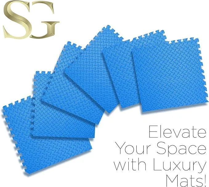 SG Traders™ 1.2cm Premium Eva Foam Mats for Gym